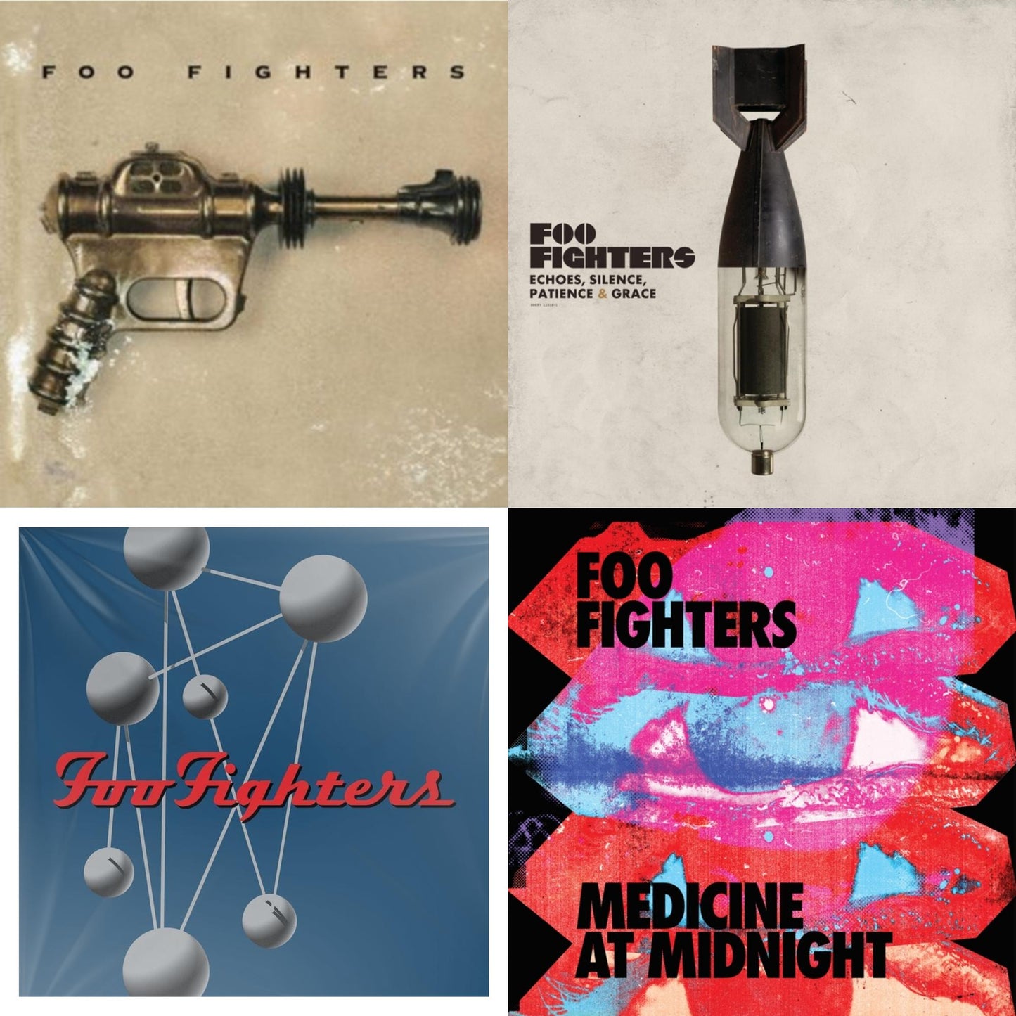 Medicine At Midnight (140G) & Echoes Silence Patience & Grace & Foo Fighters (Dl Card) & Colour & The Shape (2LP/Dl Card)
