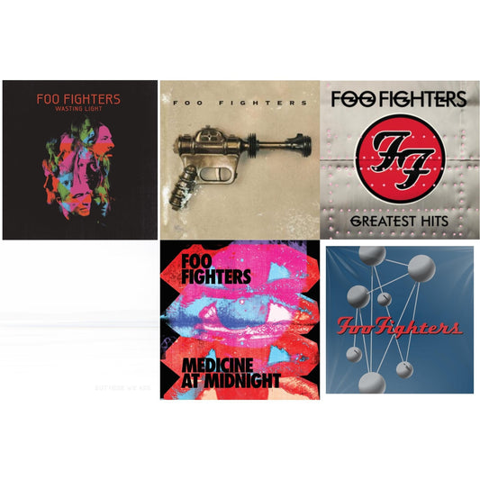 Medicine At Midnight (140G) & But Here We Are & Greatest Hits (2LP/Dl Card/Gatefold) & Wasting Light (2LP/Dl Card/Gatefold) & Foo Fighters (Dl Card) & Colour & The Shape (2LP/Dl Card)