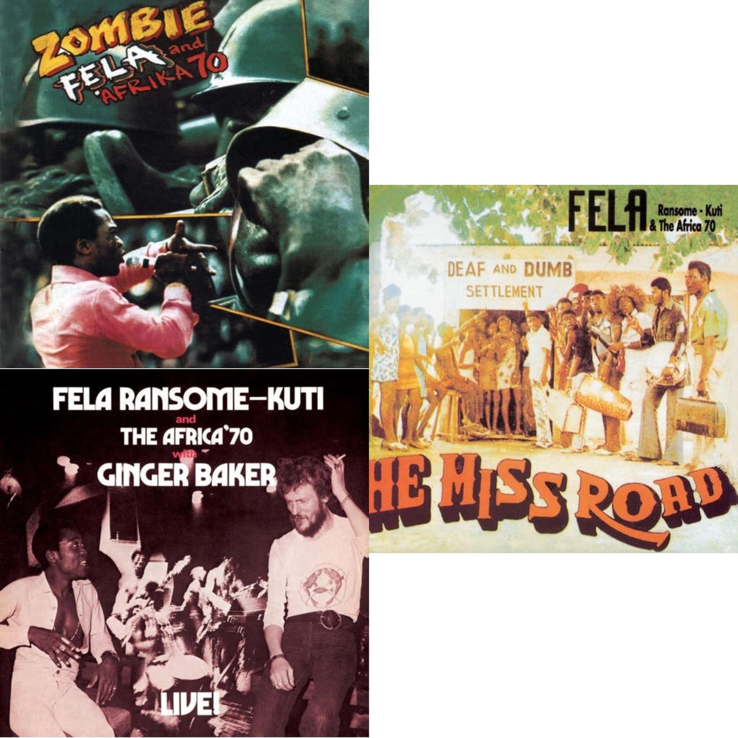 Zombie & Fela Live With Ginger Baker & He Miss Road
