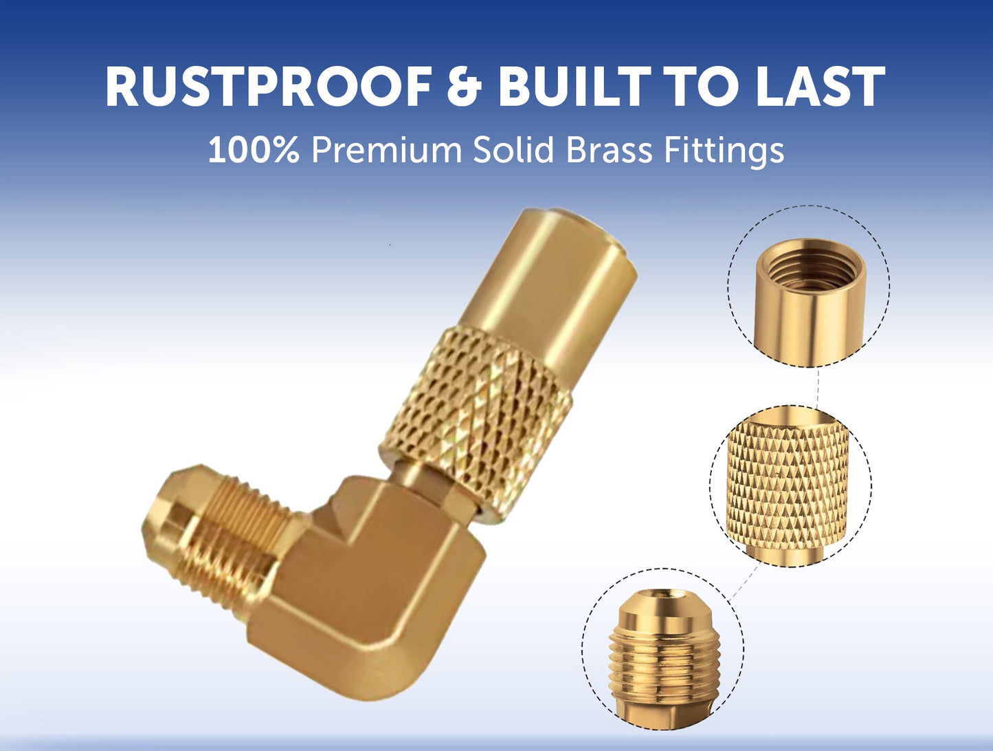 Flame King RV Quick Connect Elbow Adapter for 17" or 22" Griddle