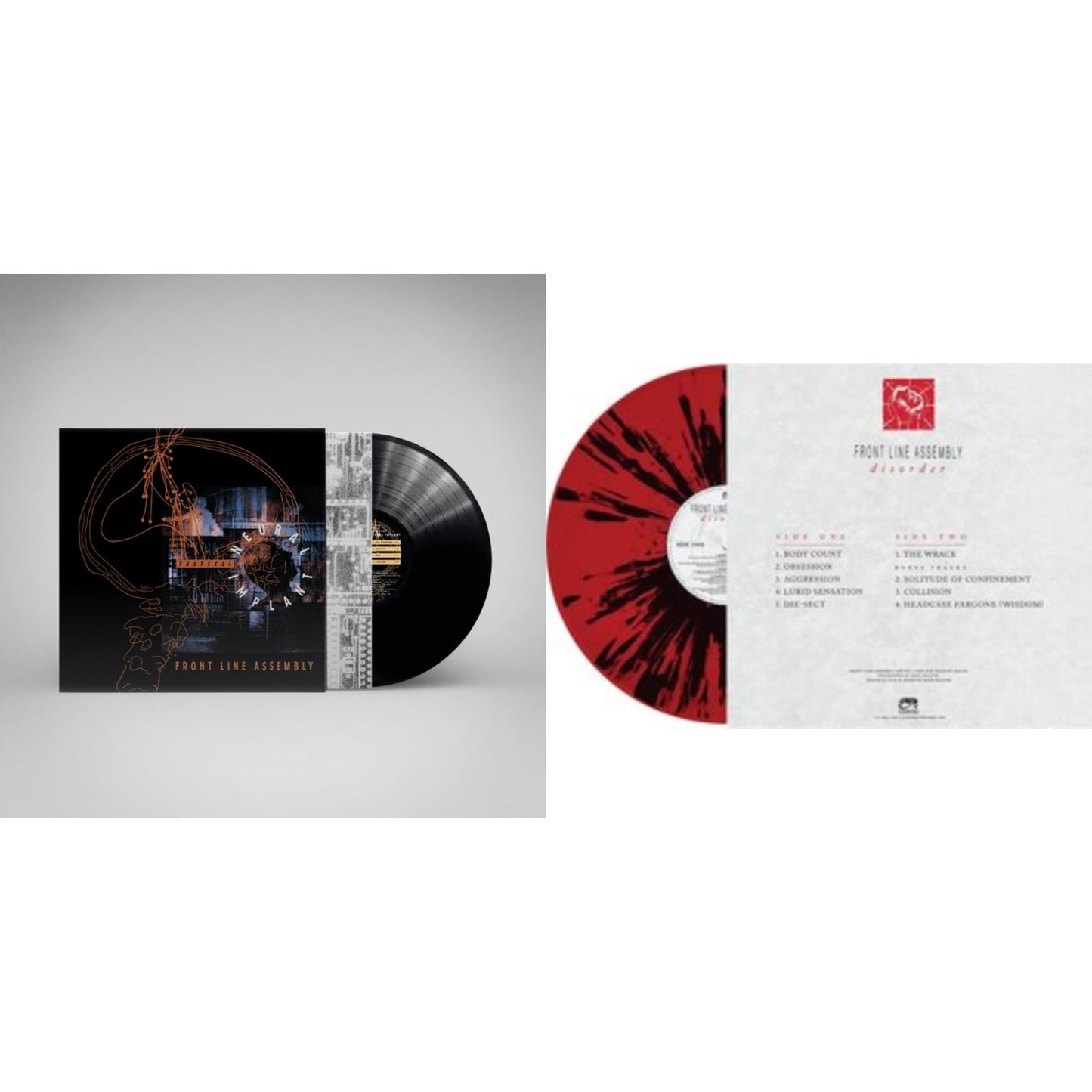 Tactical Neural Implant (Remastered) & Disorder (Red & Black Splatter LP Vinyl)