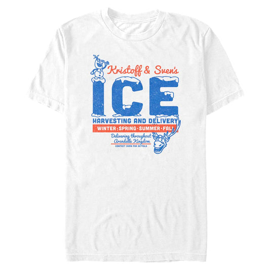 Disney Kristoff & Sven's Ice Harvesting And Delivery Mens T Shirt