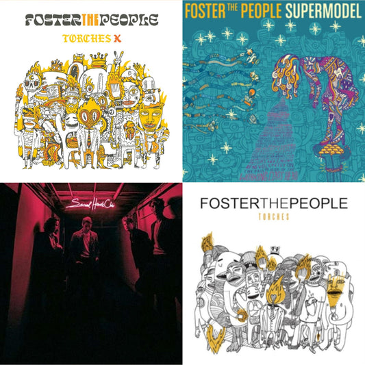 Foster The People - Torches X (Deluxe Edition/2LP) & Torches (Dl Card) & Supermodel (180G) & Sacred Hearts Club (150G/Dl Card)