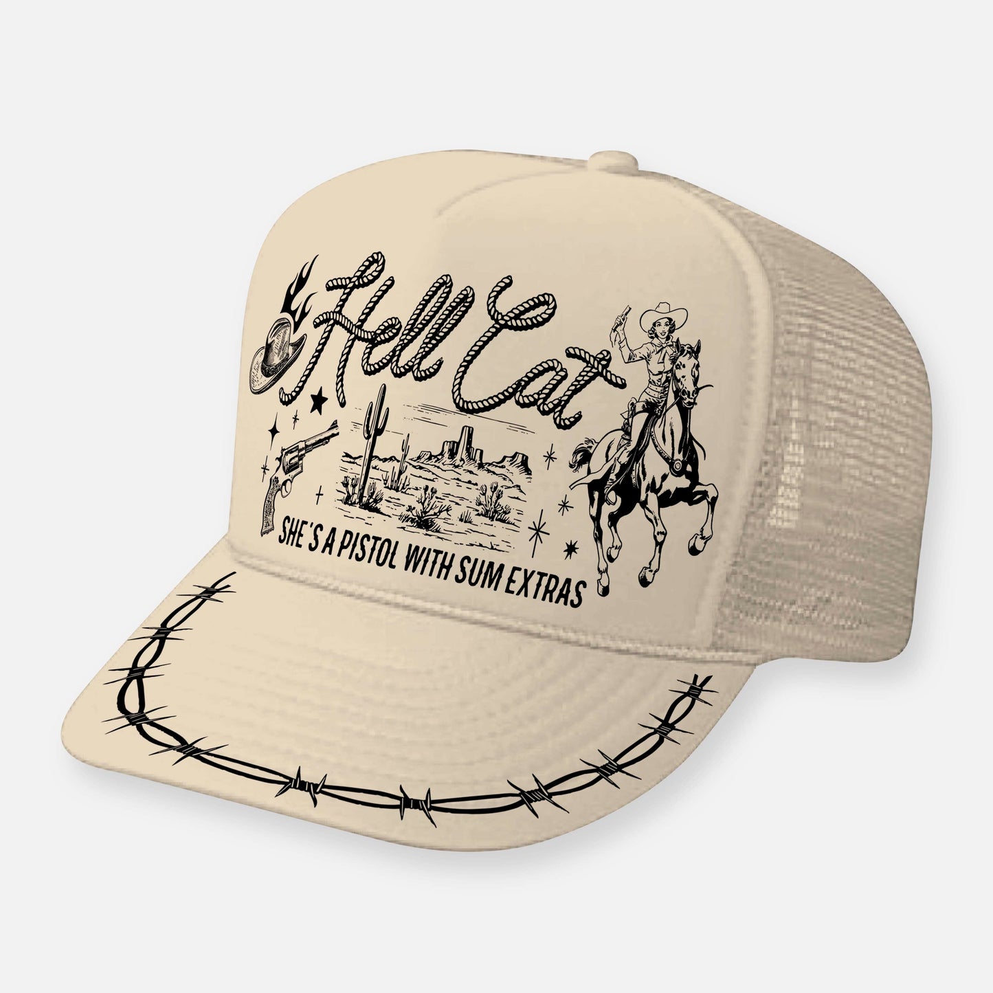 HELL CAT CURVED BILL HAT