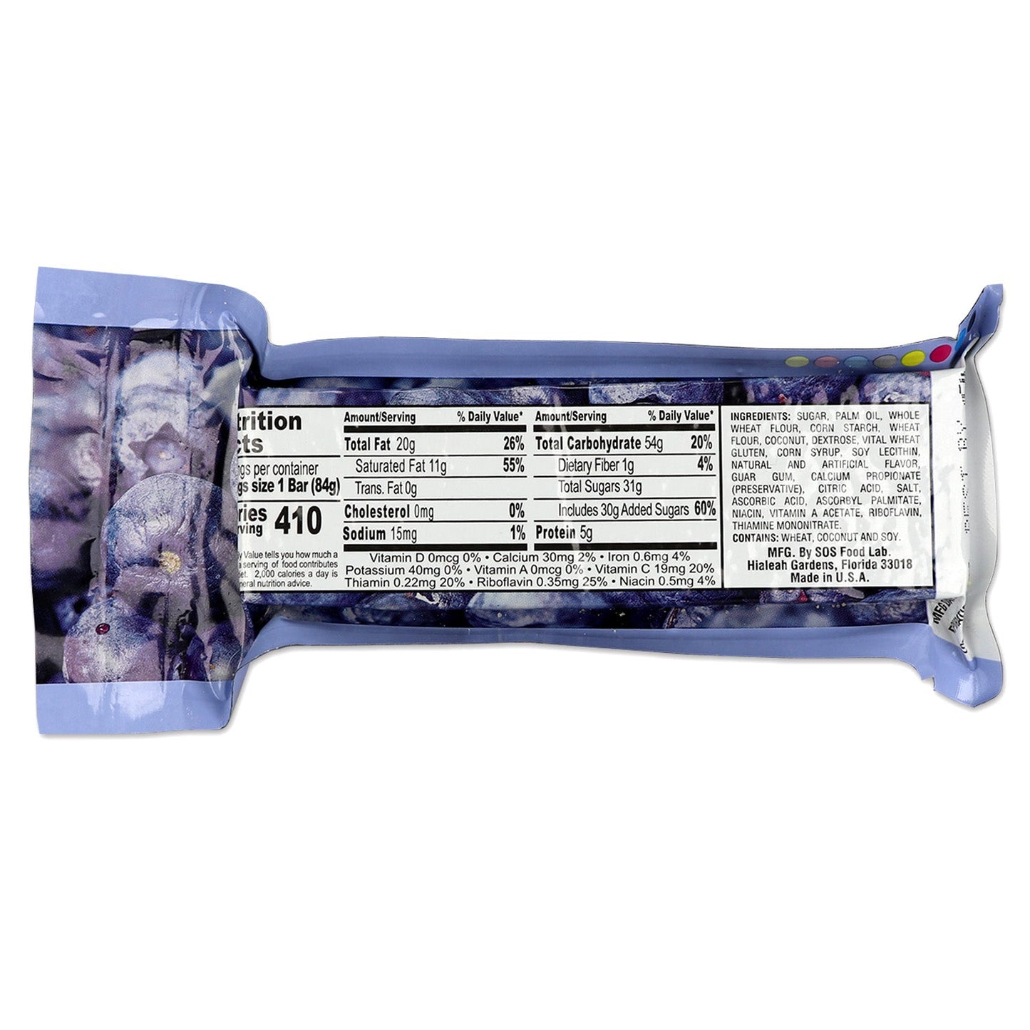 Millennium Energy Bar (Blueberry)