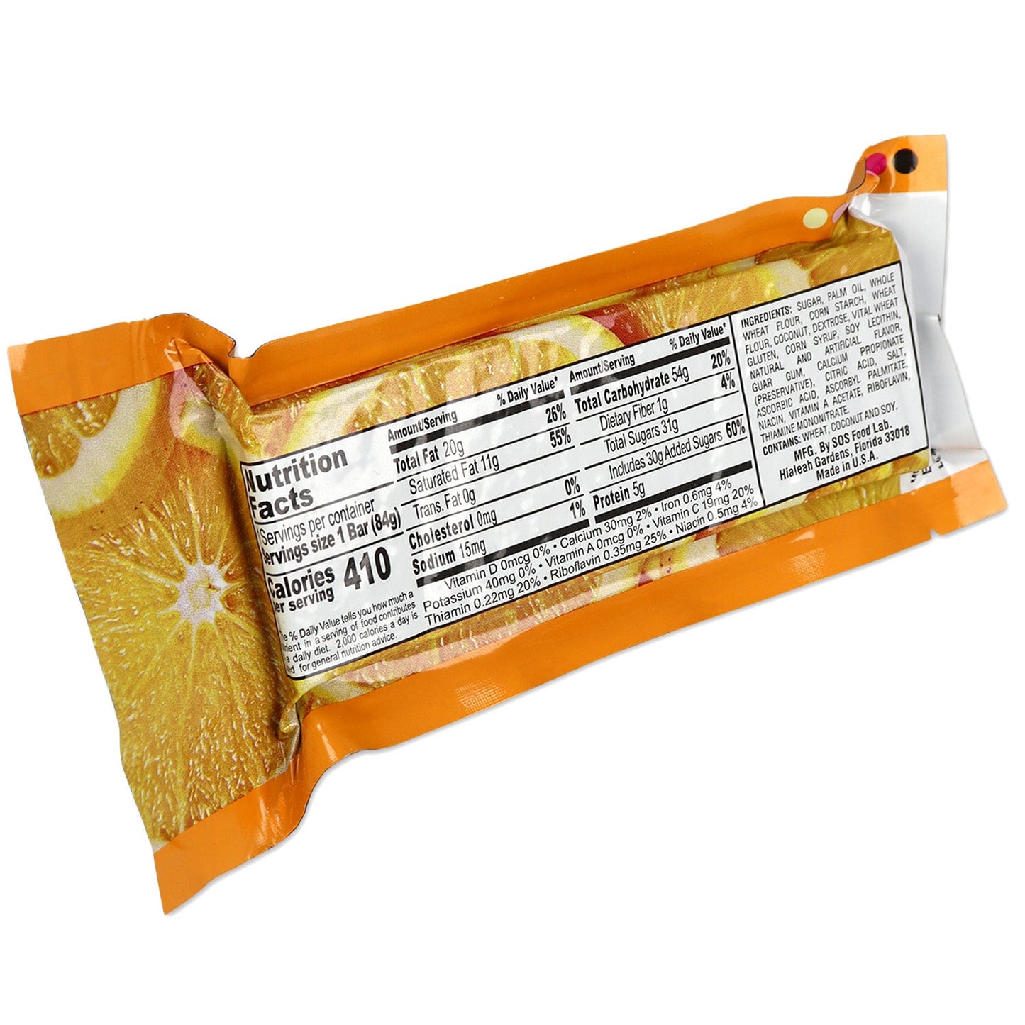 Millennium Energy Bar Orange 400 Calories