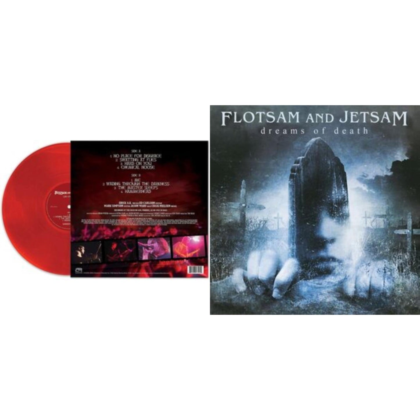 Flotsam & Jetsam - Dreams Of Death (Clear LP Vinyl) & Live In Phoenix (Red LP Vinyl)