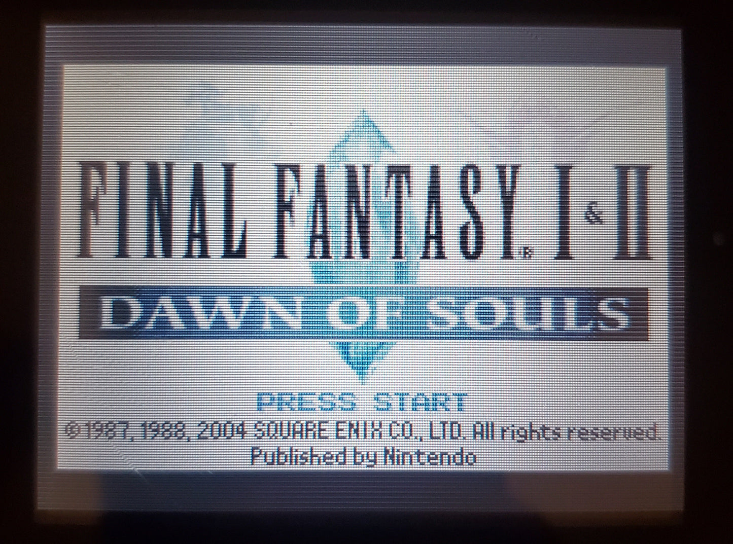 Final Fantasy 1 & 2 Dawn of Souls GBA Video Game Boy Advance Nintendo