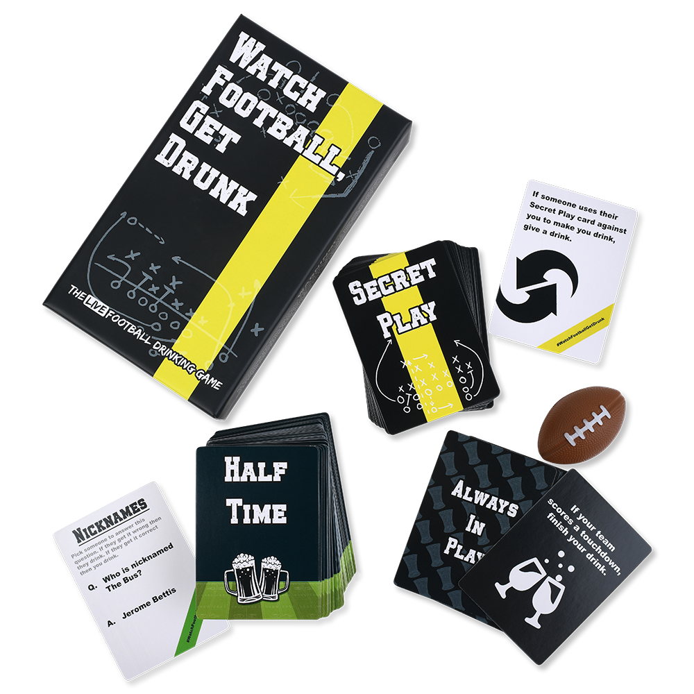 WATCH FOOTBALL, GET DRUNK - The Live Football Drinking Game