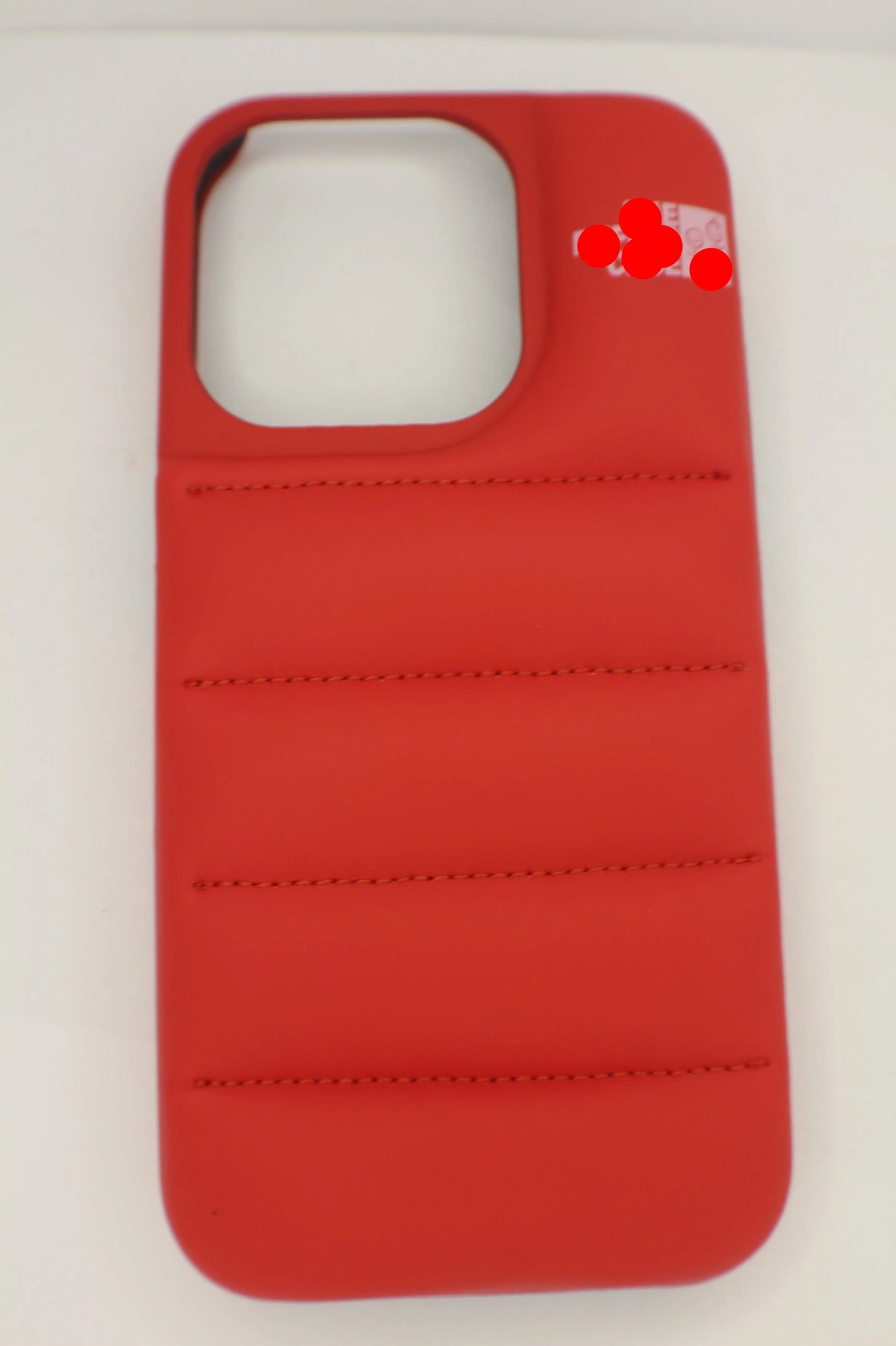 stylish phone cases For Fashion Brand Down Jacket Phone Case For iPhone Red Phone Case Collection