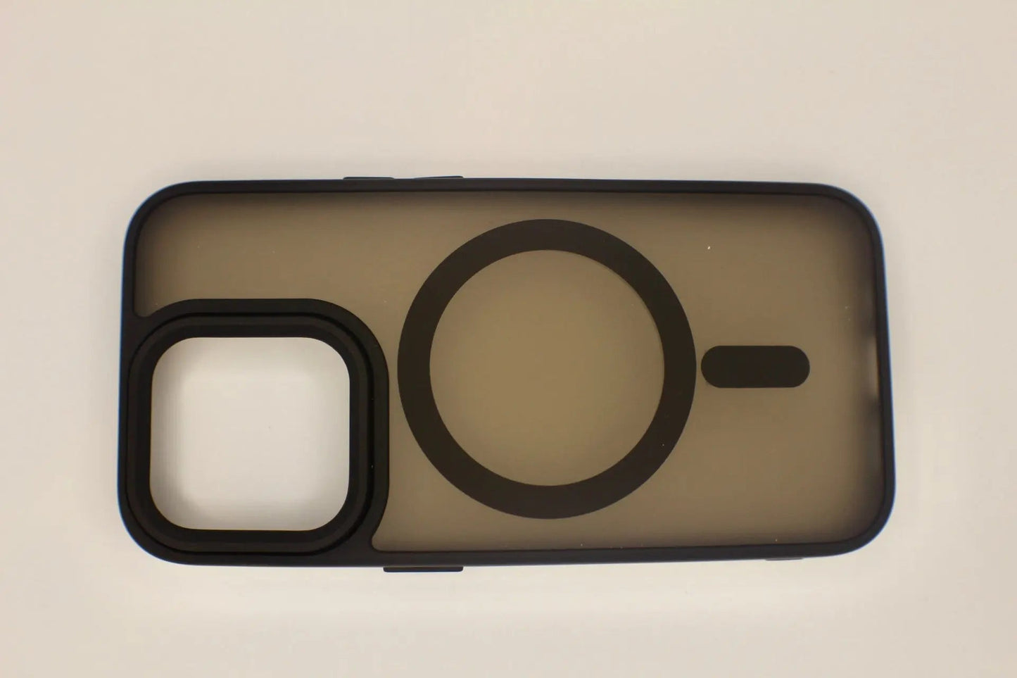 For Magnetic Luxury Matte Case Shockproof Translucent Armor Case For iPhone 15 14 Pro Max Plus Black