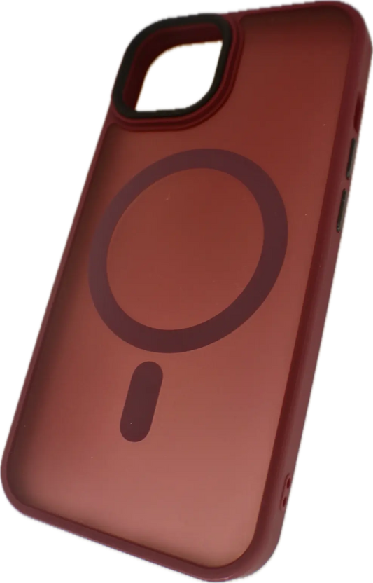 Magnetic Case For Magnetic Luxury Red Matte Protection Case