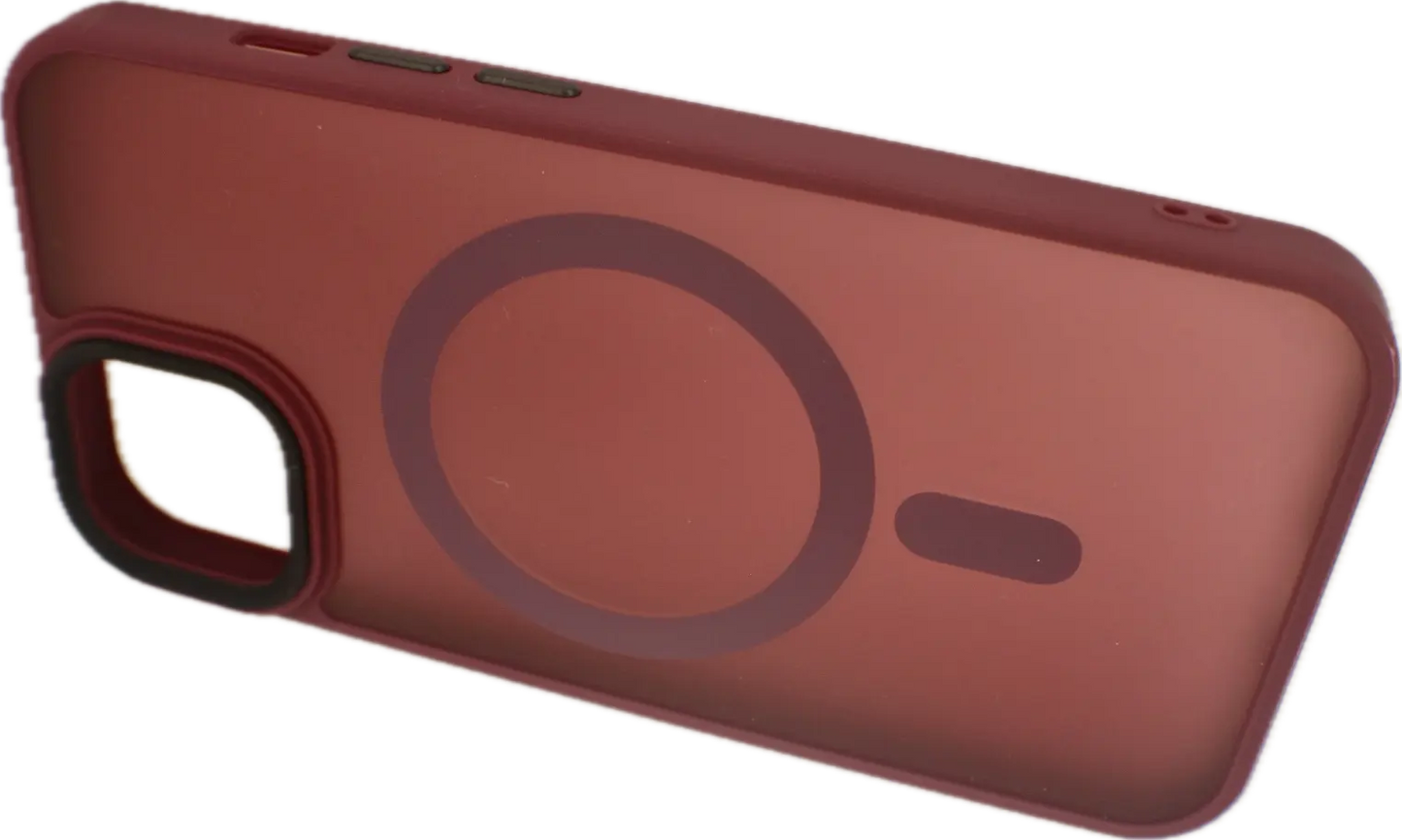 Magnetic Case For Magnetic Luxury Red Matte Protection Case