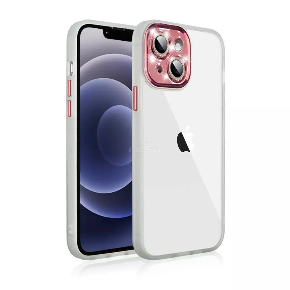 For iPhone 14 cases Chrome Bumper Cases