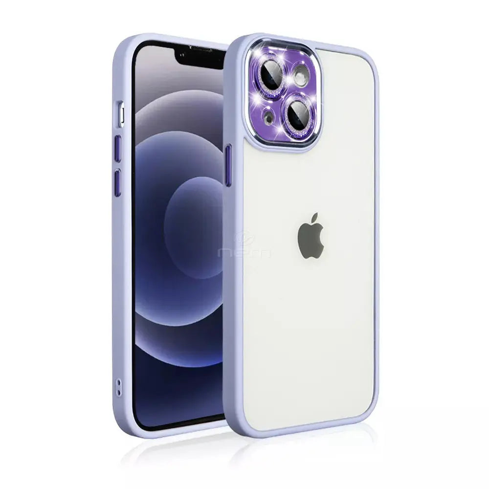 For iPhone 14 cases Chrome Bumper Cases
