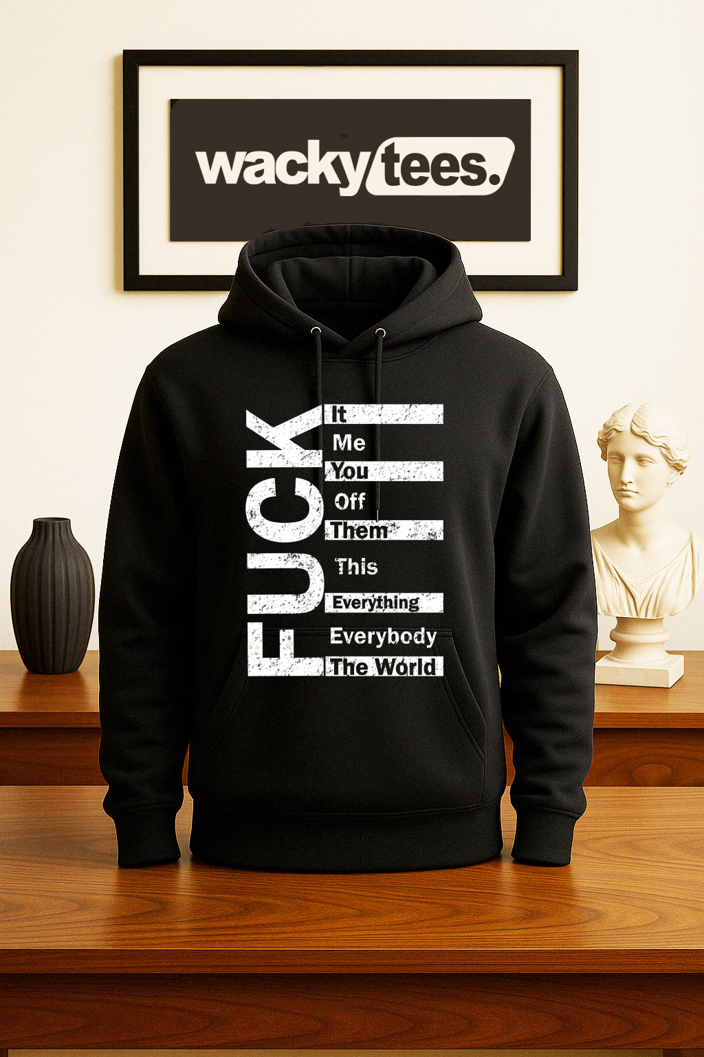 F Word Fuck Swearing List Adult Humor Funny Graphic Tee Shirt