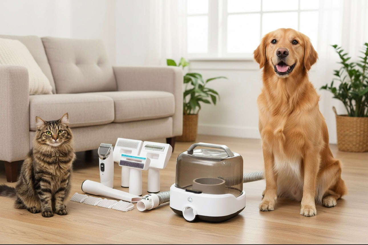 Anxiety-Free 5-in-1 Cordless Pet Grooming Kit by Dr. Milou