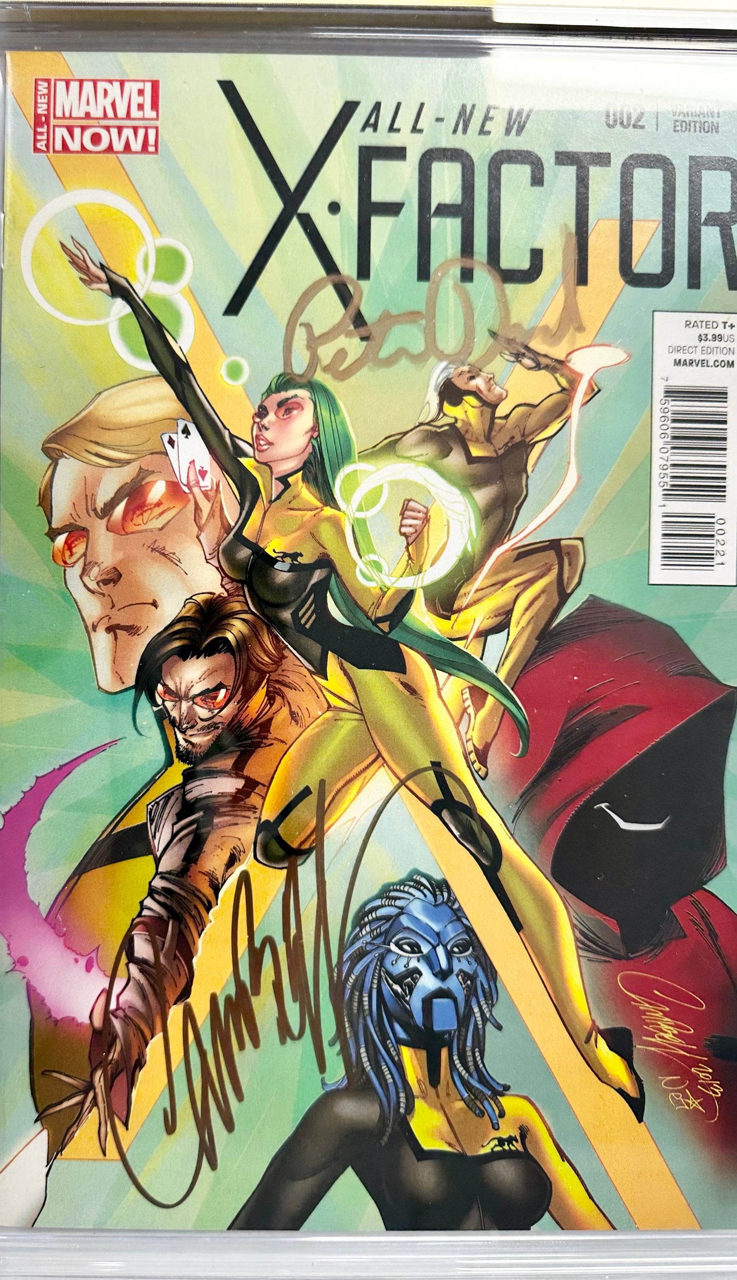 Marvel Comics All-New X-Factor #2 Variant CGC 9.6 Signed Campbell & Peter David