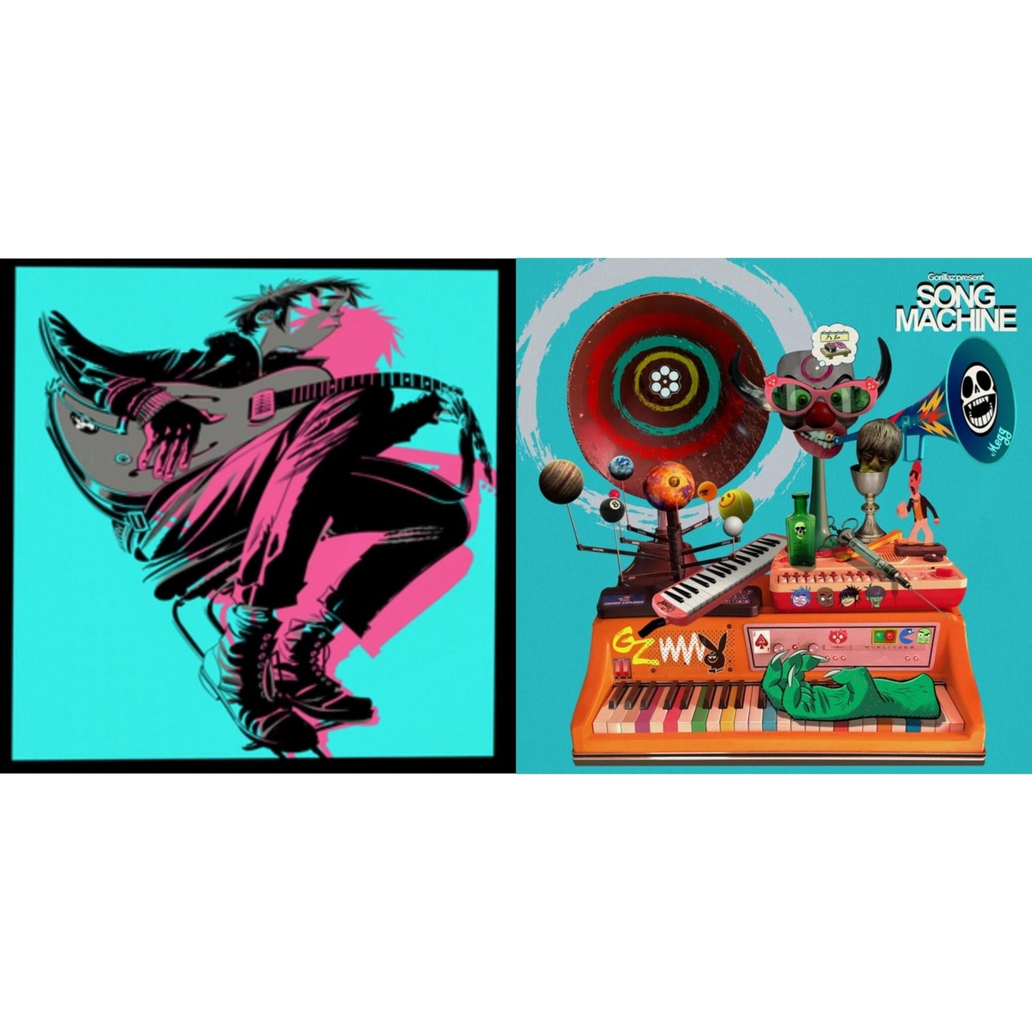 Gorillaz - Song Machine: Season One & Now Now (180G/Dl Code) - LP Vinyl Bundle