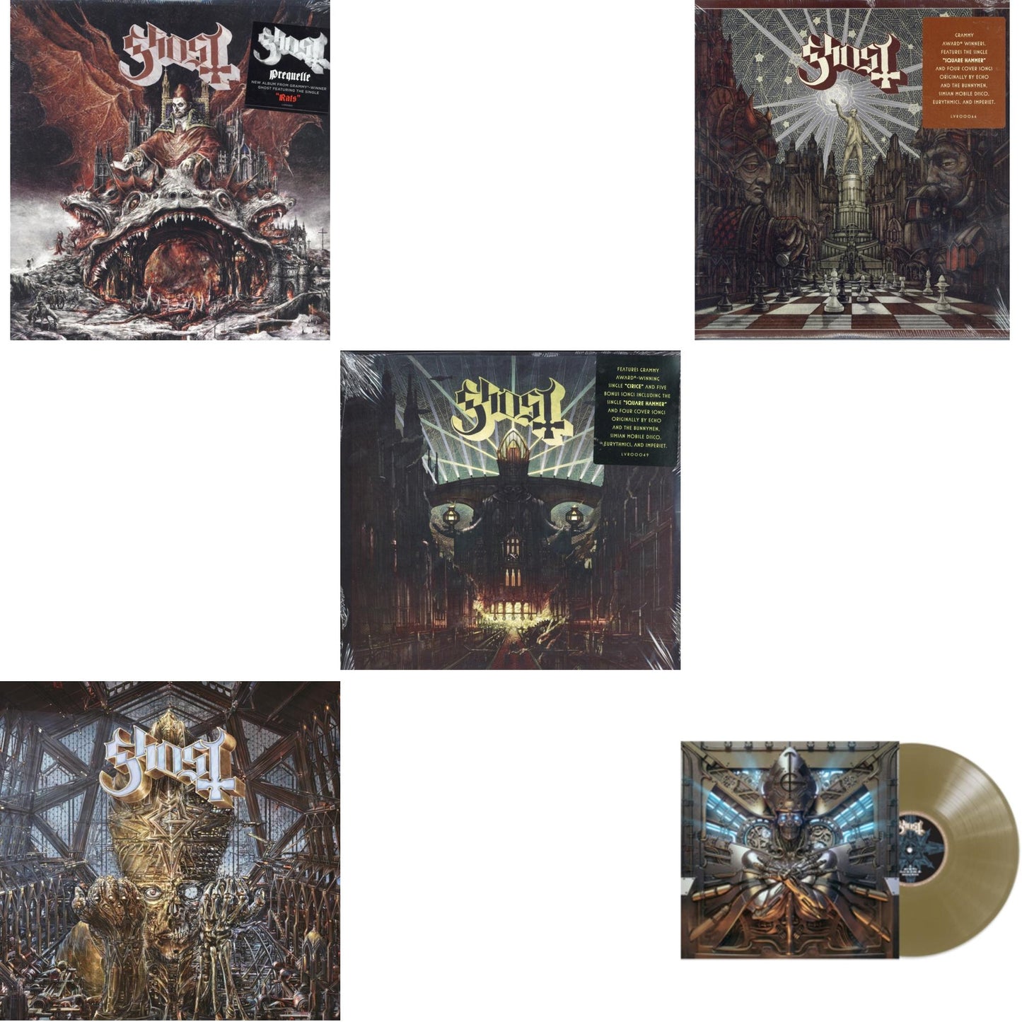 Meliora (Deluxe Edition) & Popestar & Prequelle (LP) & Impera & Phantomime (Gold LP Vinyl)