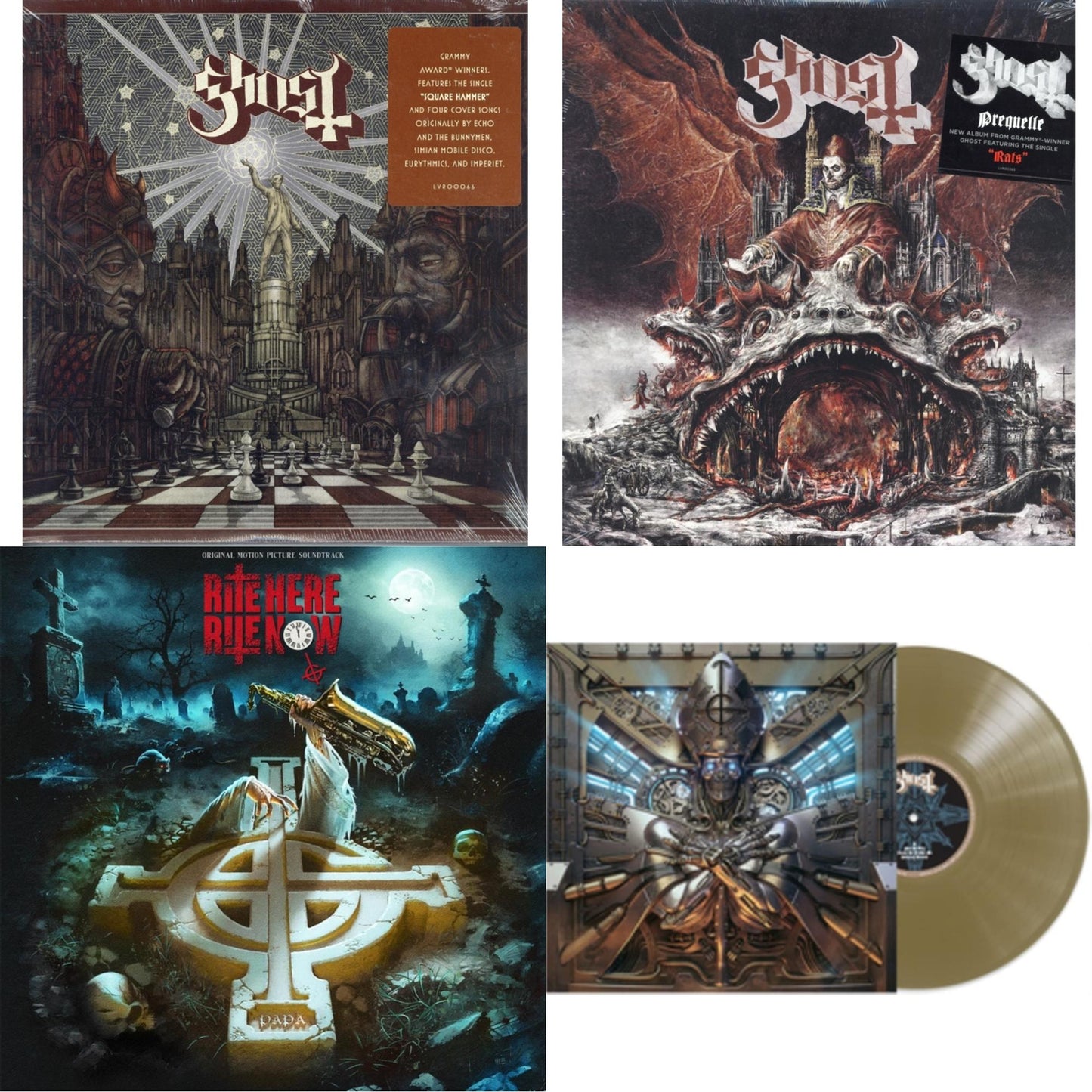 Popestar & Prequelle (LP) & Phantomime (Gold LP Vinyl) & Rite Here Rite Now (Ost) (2LP)