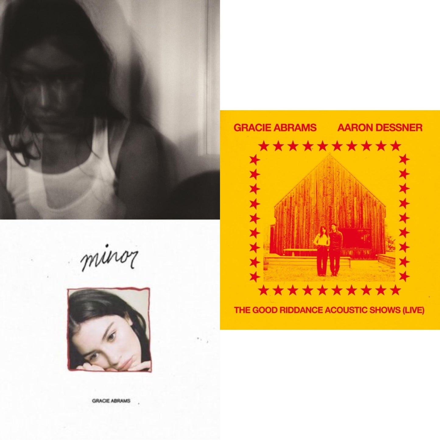 Gracie Abrams - Good Riddance (Deluxe/2LP) & Good Riddance Acoustic Shows (Live) (Magenta LP Vinyl) & Minor - Ep