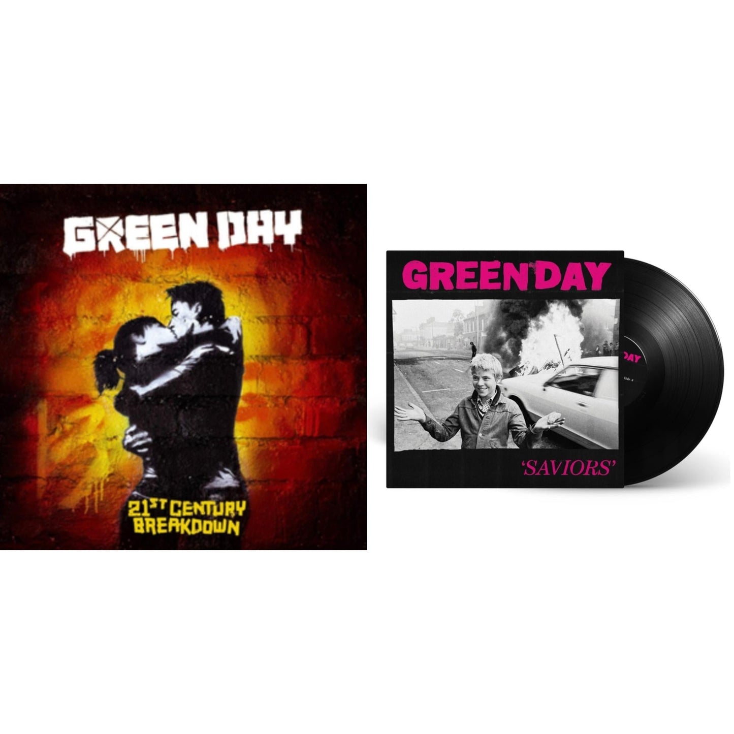 Green Day - Saviors & 21St Century Breakdown - LP Vinyl Bundle