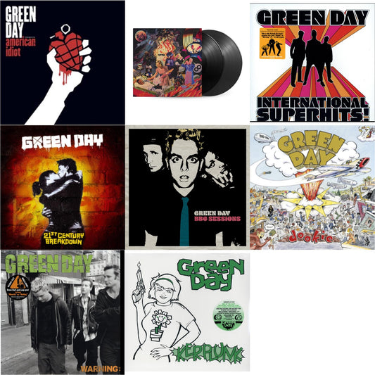 Warning & International Superhits & Bbc Sessions (X) (2LP) & Insomniac (25Th Anniversary/2LP) & 21St Century Breakdown & American Idiot (W/Poster) & Kerplunk (120G/7Inch Single) & Dookie