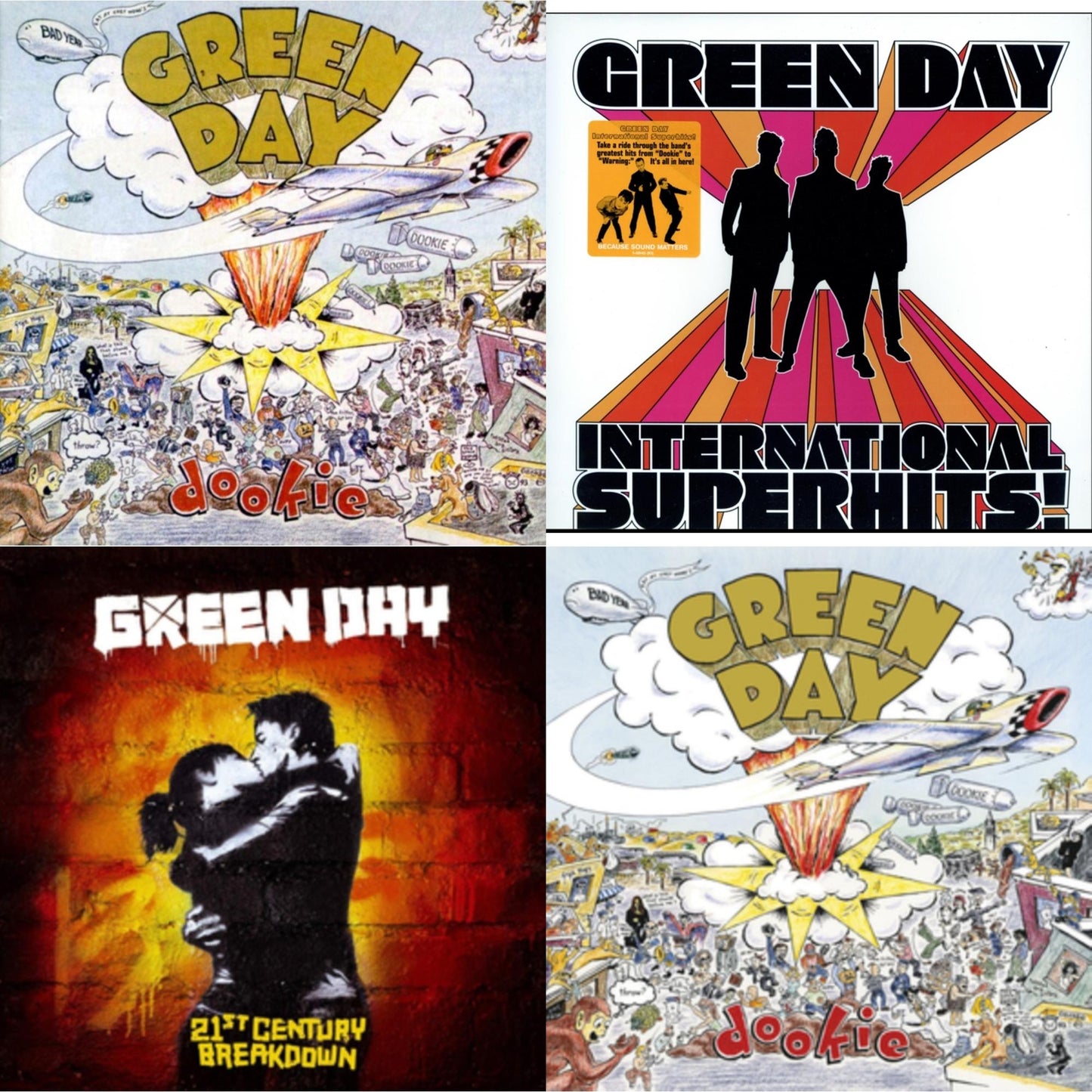 International Superhits & Dookie (Picture Disc) & 21St Century Breakdown & Dookie