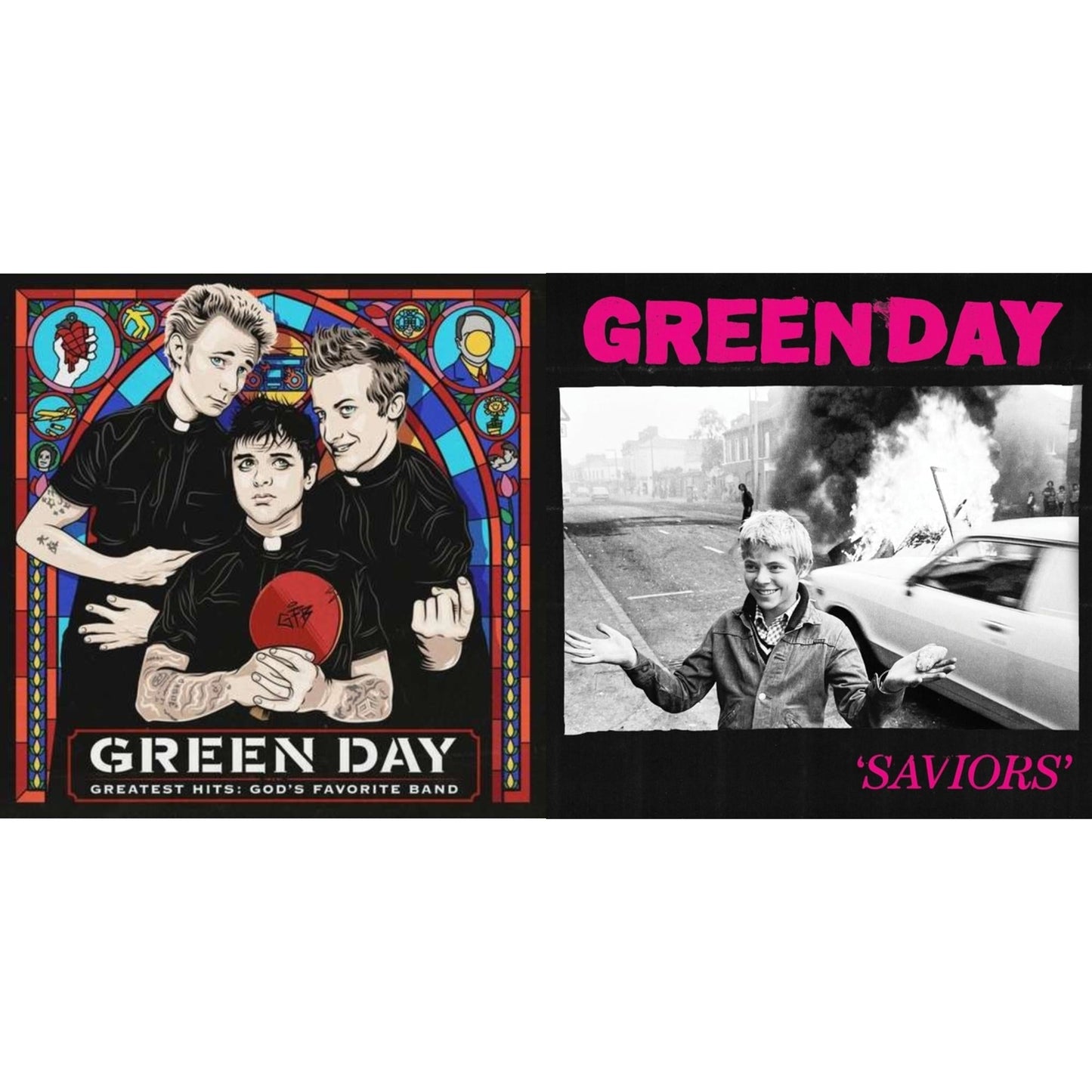 Green Day - Saviors (180G/Deluxe LP Vinyl) & Greatest Hits: God's Favorite Band (X)