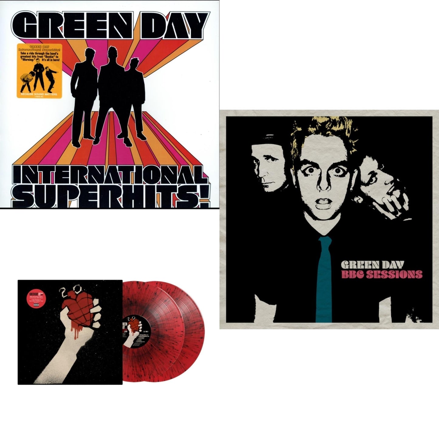International Superhits & American Idiot (2LP/Red & Black Splatter Vinyl) & Bbc Sessions (X) (2LP)