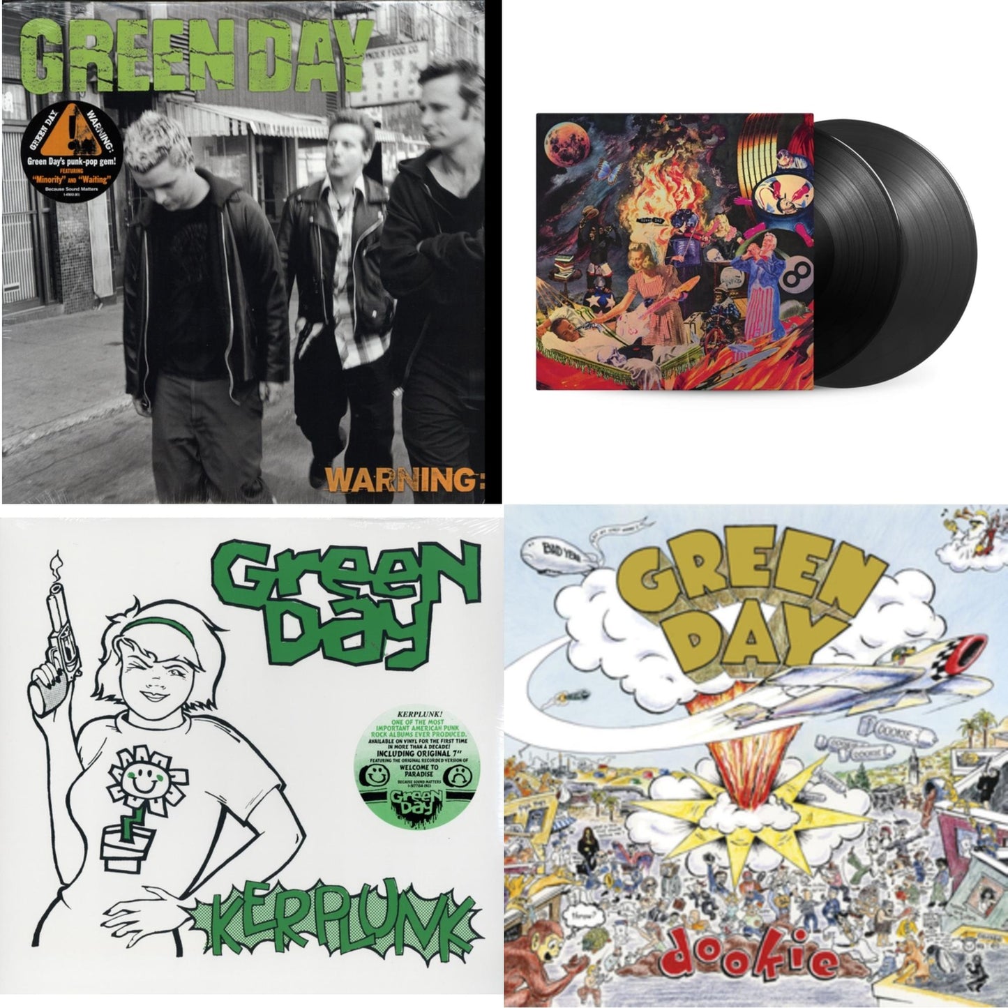 Warning & Insomniac (25Th Anniversary/2LP) & Kerplunk (120G/7Inch Single) & Dookie