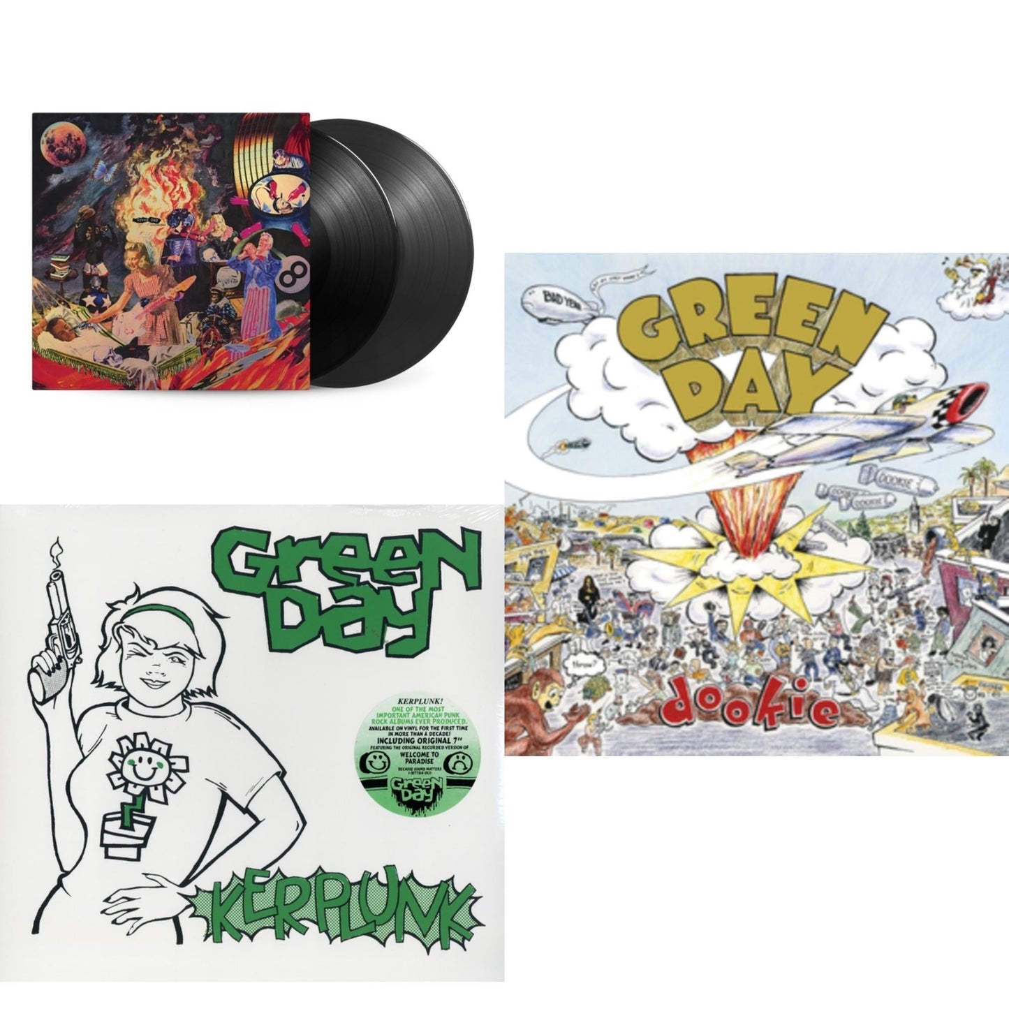 Insomniac (25Th Anniversary/2LP) & Kerplunk (120G/7Inch Single) & Dookie