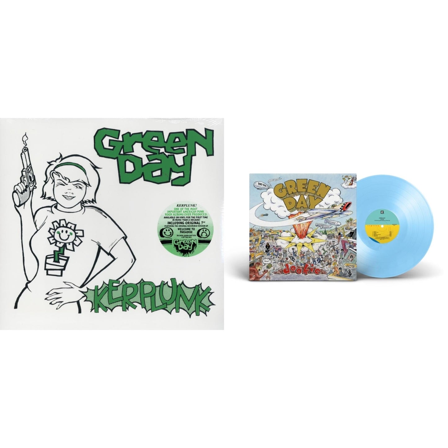 Dookie (X) (Baby Blue LP Vinyl) & Kerplunk (120G/7Inch Single)