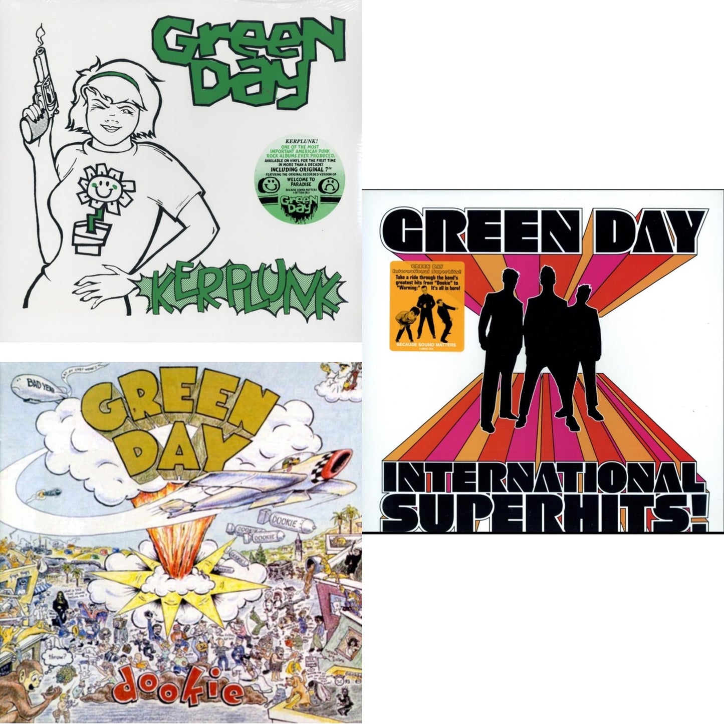 International Superhits & Dookie (Picture Disc) & Kerplunk (120G/7Inch Single)