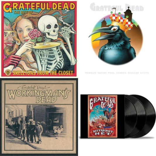 Without A Net (3LP) & Wembley Empire Pool, London, England 4/7/1972 (Live) (5LP/180G) & Workingman's Dead (180G) & Skeletons From The Closet: The Best Of Grateful Dead