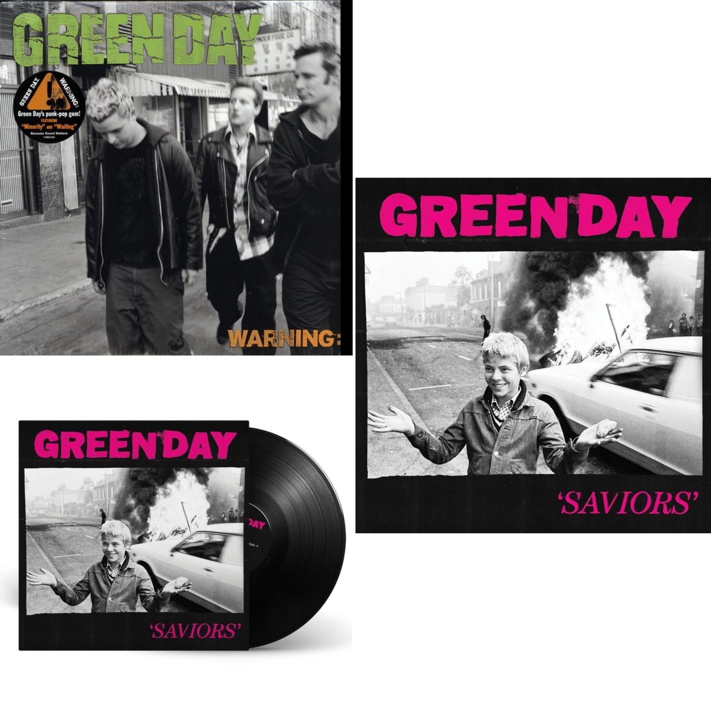 Warning & Saviors (180G/Deluxe LP Vinyl) & Saviors