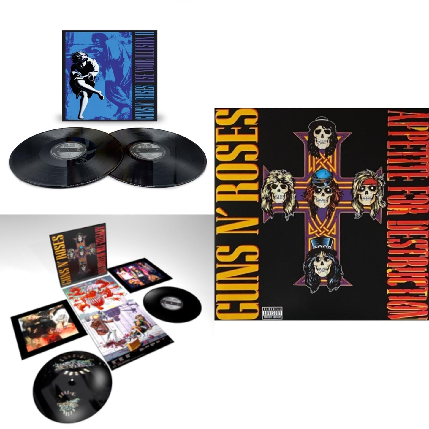 Use Your Illusion Ii (X) (2LP) & Appetite For Destruction (2LP) & Appetite For Destruction