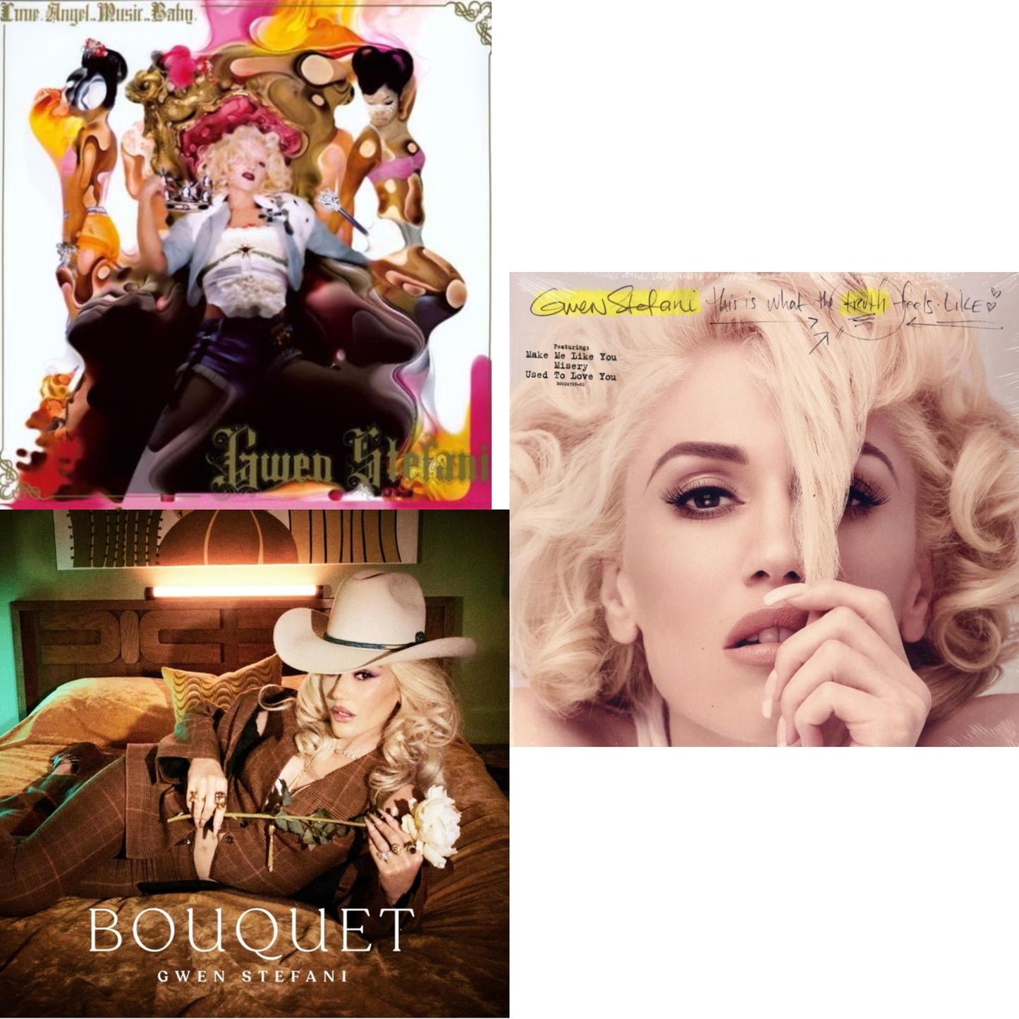 Love Angel Music Baby & Bouquet (Champagne LP Vinyl) & This Is What The Truth Feels Like