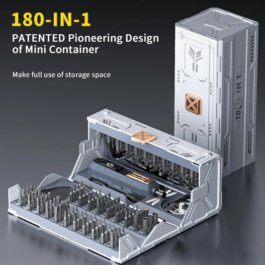 Galacok 180X Tactical Precision Driver Vault – Magnetic Micro Drill Kit for Electronics, Eyewear & Mobile Repairs | Chrome-Vanadium Alloy Steel | Pro Storage Case Included - Premium  from Lizard Vigilante - Just $93.99! Shop now at Lizard Vigilante