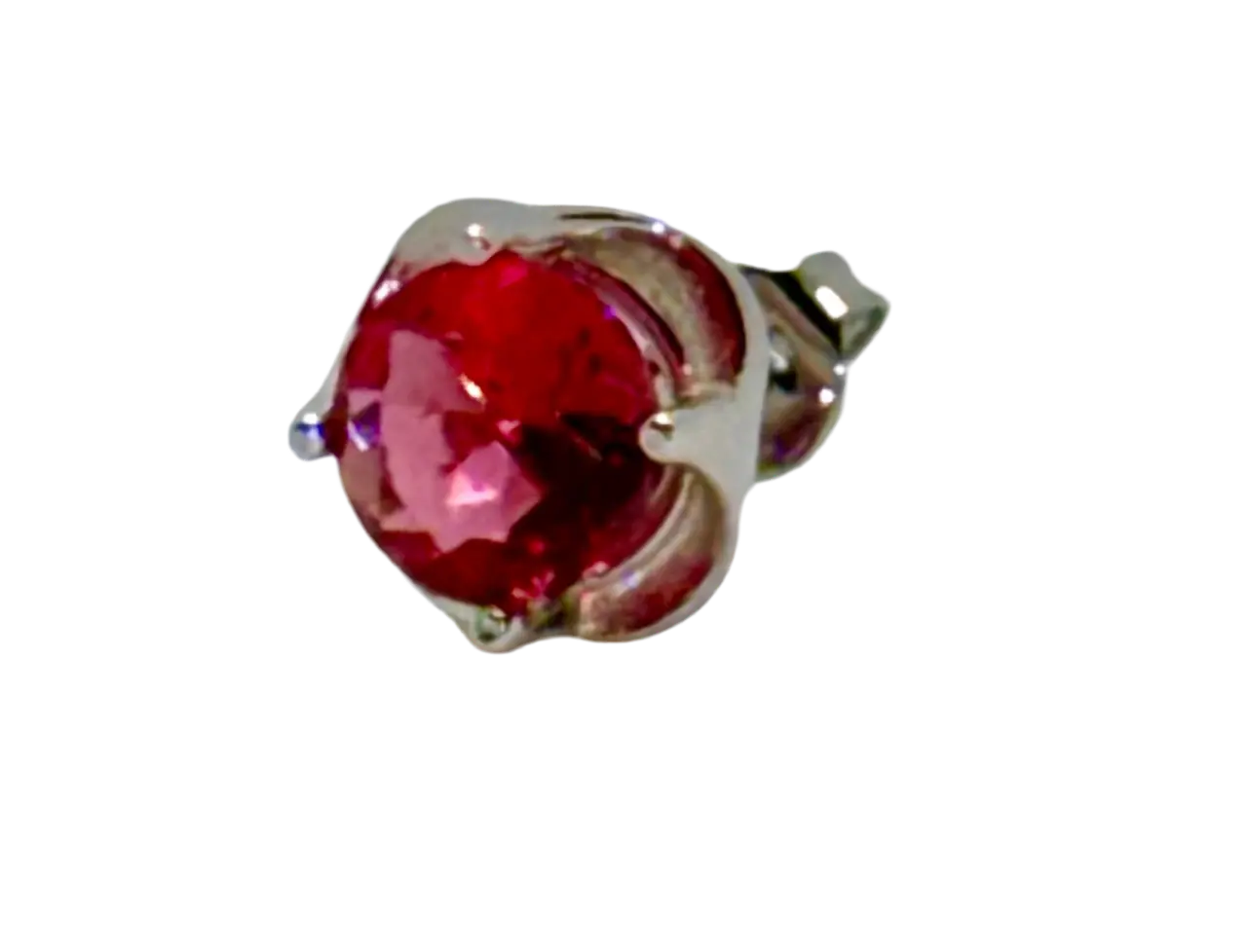 genuine 925 sterling silver earrings – Chic Floral Zircon Accented