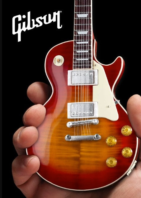 GIBSON 1959 Les Paul Standard Cherry Sunburst 1:4 Scale Replica Guitar ~Axe Heaven~