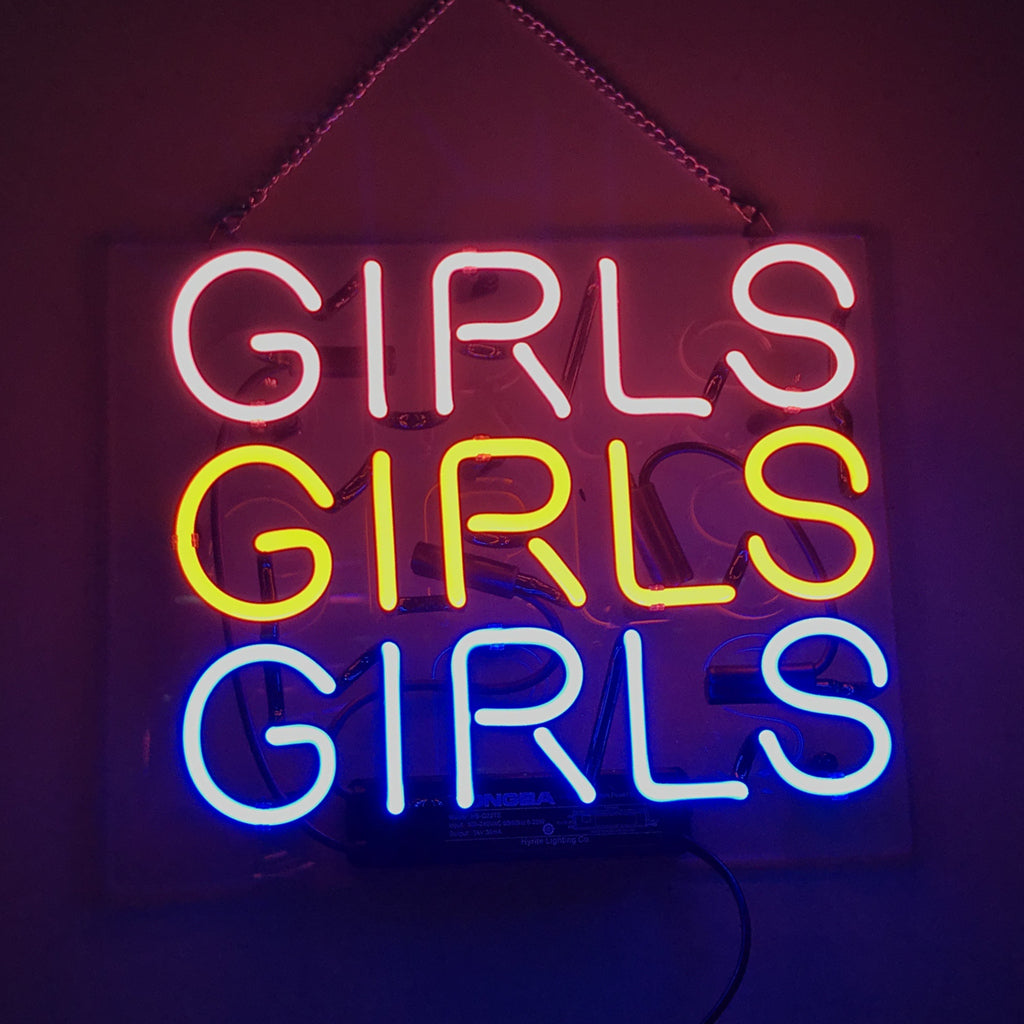Girls Girls Girls Neon Signs