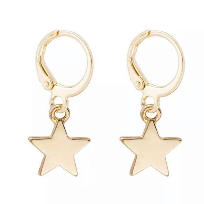 Star Dangle Earrings