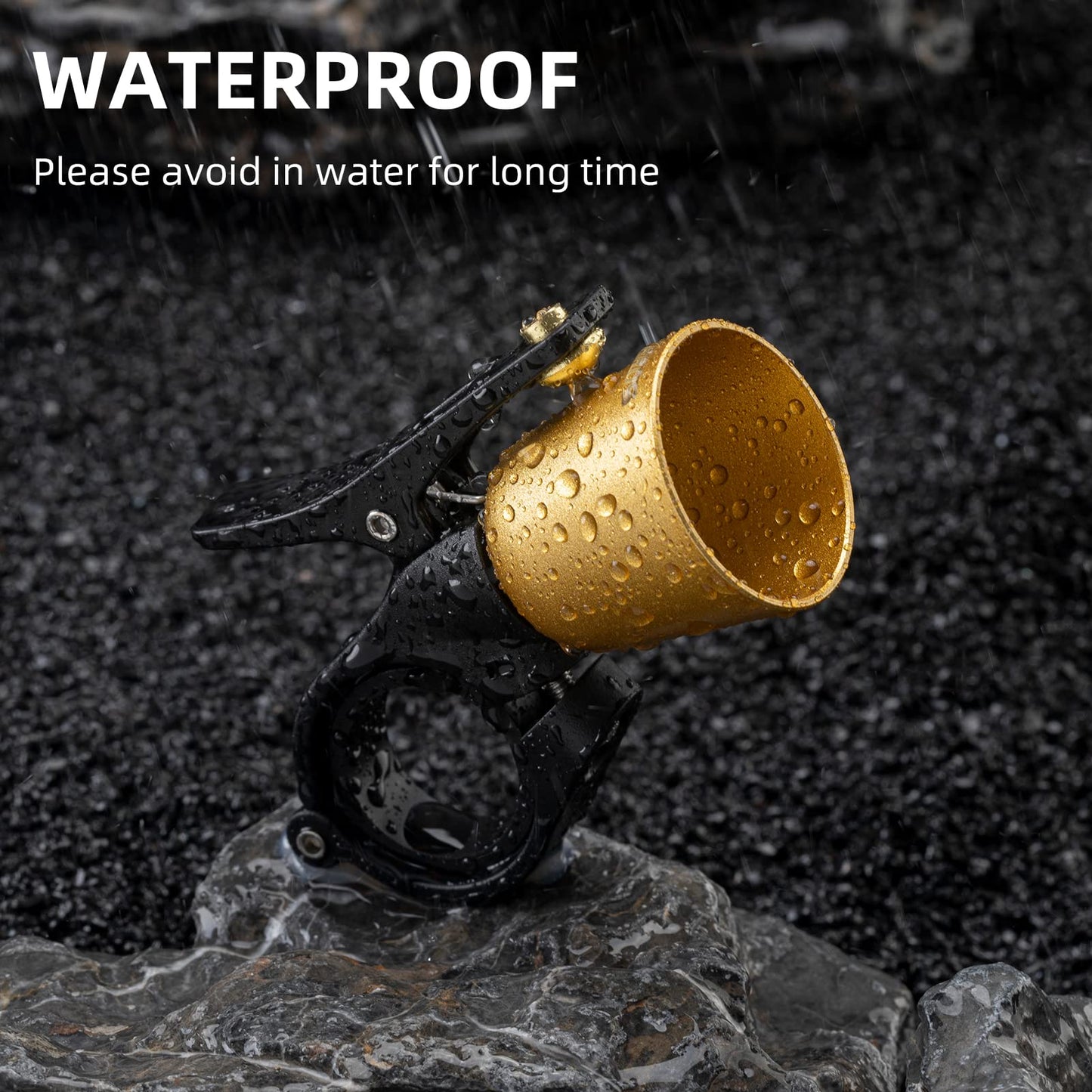 ROCKBROS Classic Brass Bike Bell Loud Easy Install Fits Most Handlebars