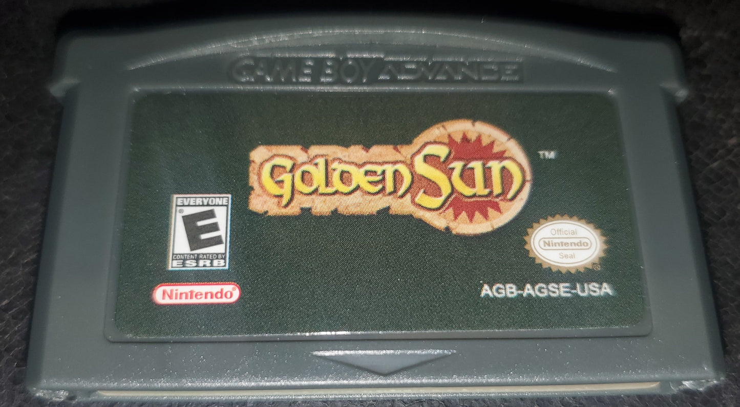 Golden Sun GBA Video Game Cartidge Game Boy Advance