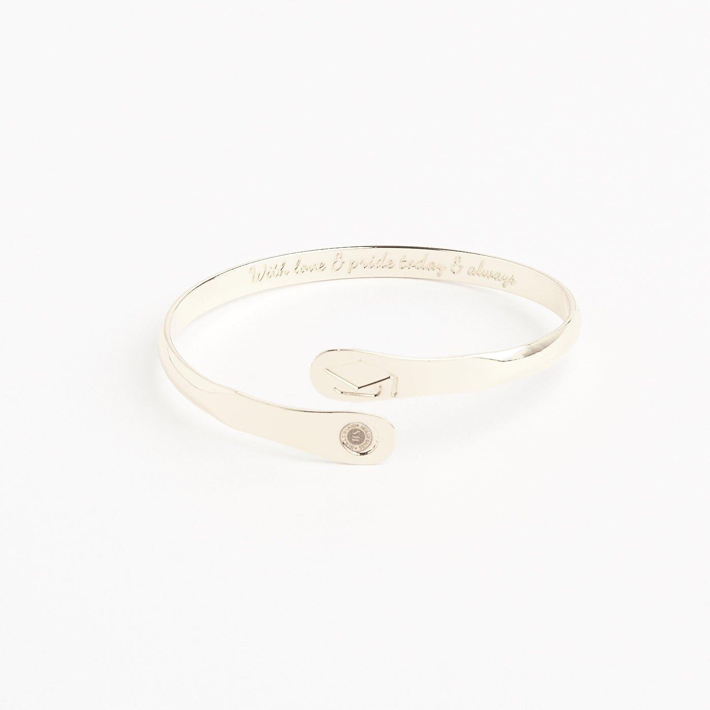 Graduation Bracelet- Engraved Graduation Bracelet- Graduation Charm Bracelet