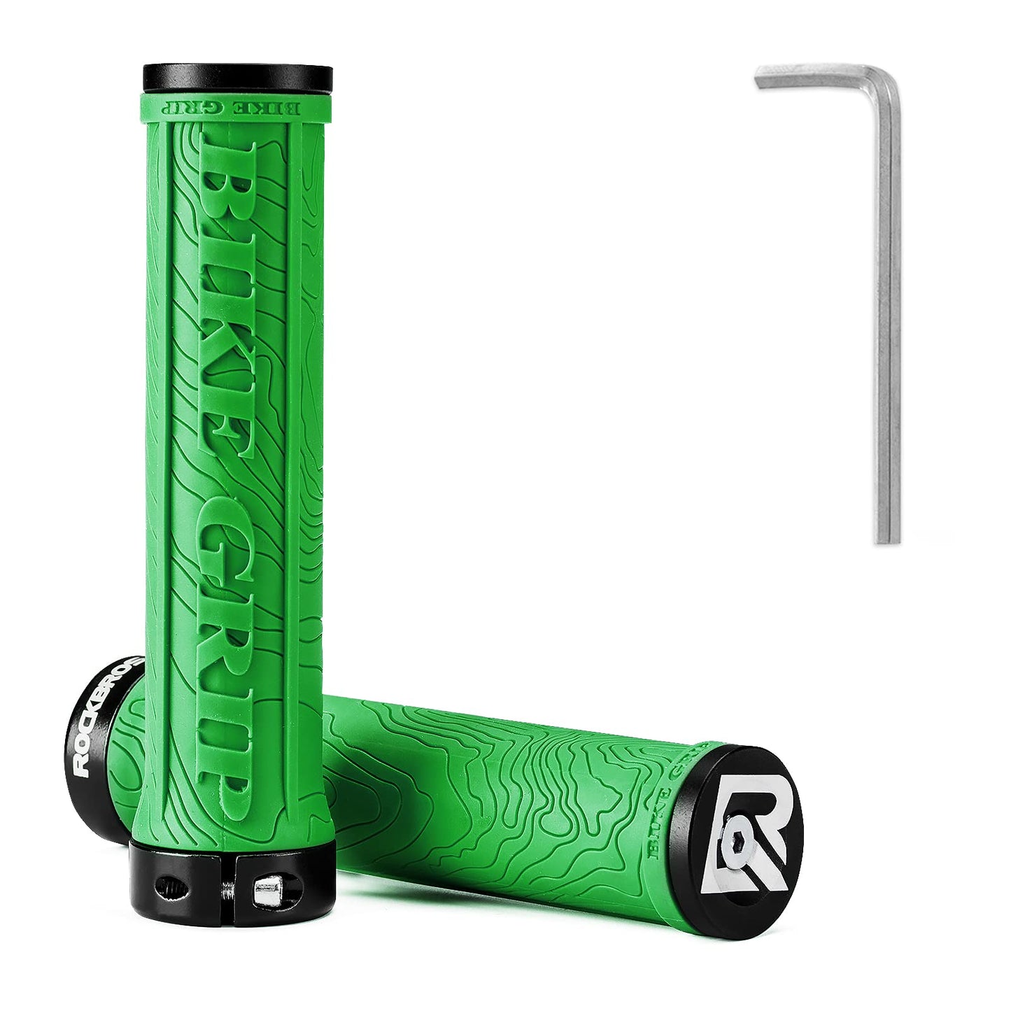 ROCKBROS Bike Handlebar Grips Double Lock-on MTB Bicycle Handle Bar Grips