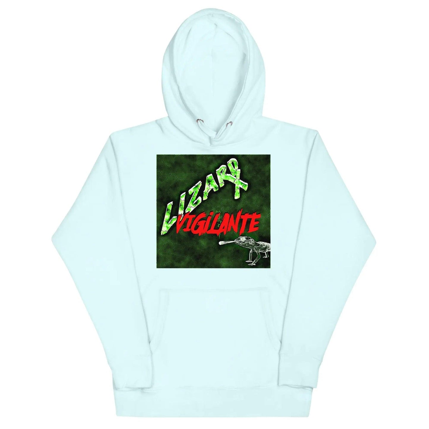 Green Lizard Vigilante Unisex Hooded Hoodie in 10 Different Colors! - Lizard Vigilante