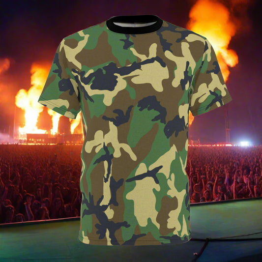 Green Camouflage Unisex Tee - Lizard Vigilante